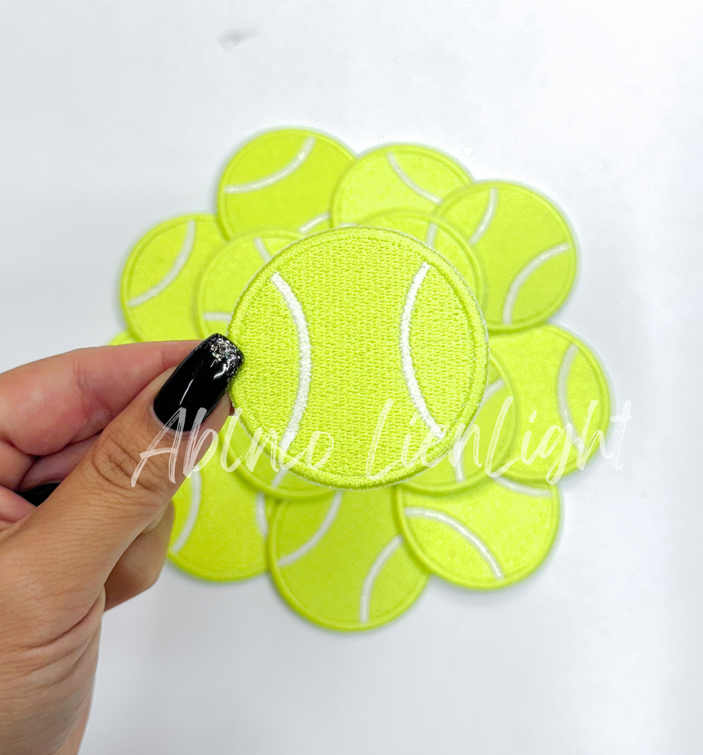 ABLN Boutique -Tennis Ball-Iron on Patch