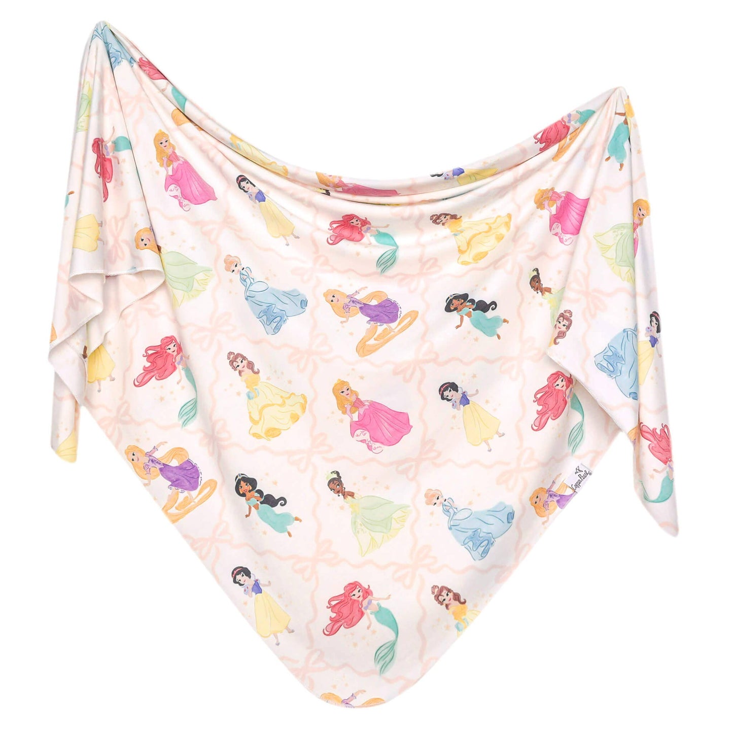 Copper Pearl - Knit Swaddle Blanket - Disney Princess