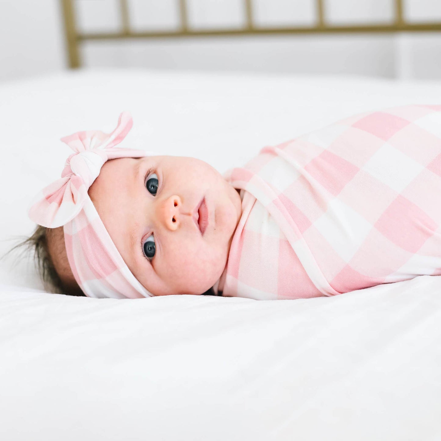 Copper Pearl - Knit Swaddle Blanket - London