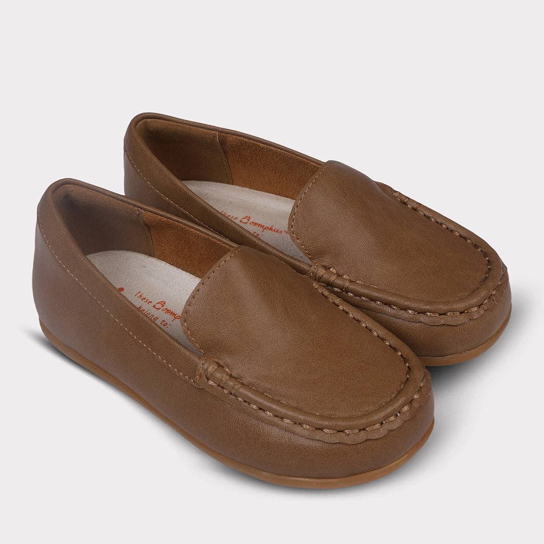 Oomphies - Thaddeus Boys Slip-On Moccasin: Tan