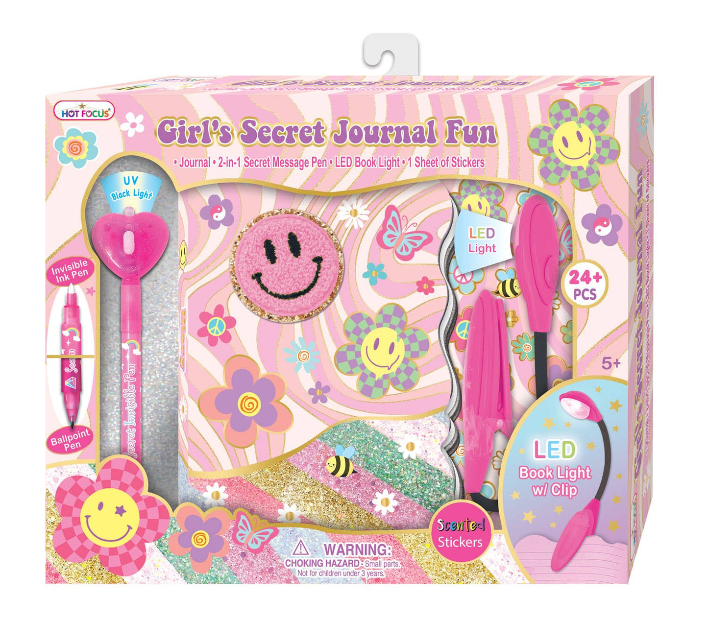 Hot Focus, Inc. - Girl's Secret Journal Fun, Groovy Flower