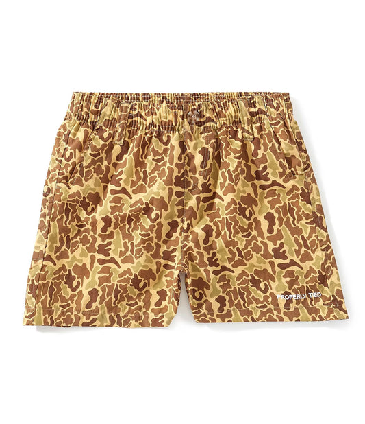 Properly Tied- Boys Mallard Short- Vintage Camo