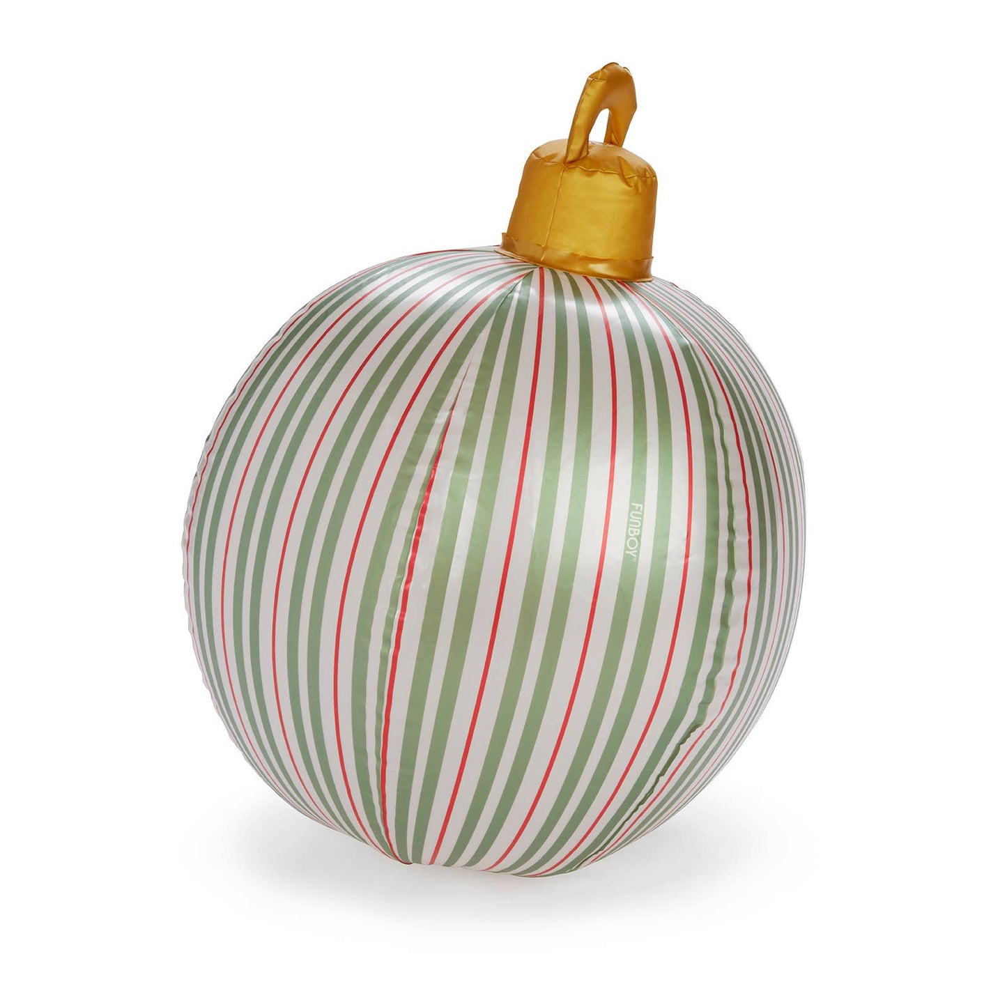 FUNBOY - Vintage Stripe Light Up Christmas Ornament Holiday Balls - 3 Pack