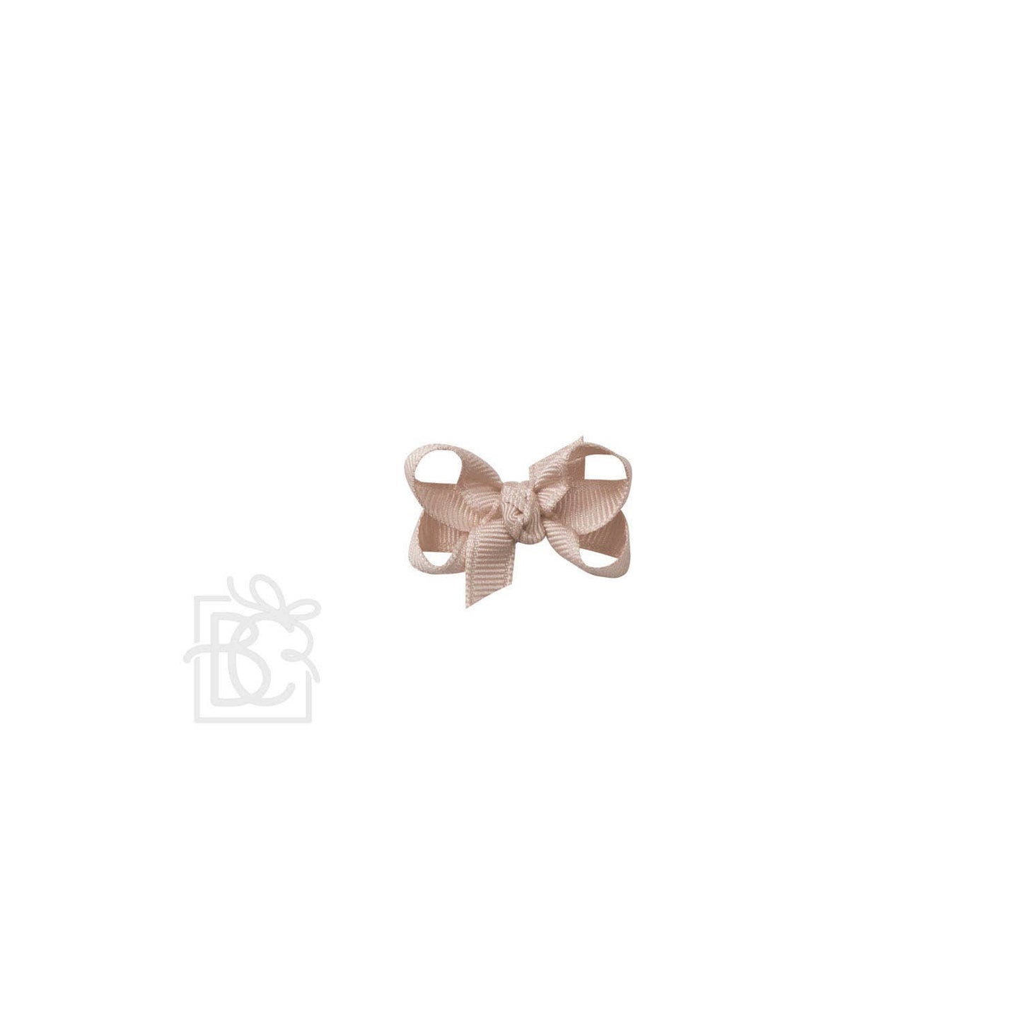 Beyond Creations, LLC - SIGNATURE GROSGRAIN BOW ON CLIP: 3.5" Medium - 7/8" Ribbon on Alligator Clip / BROWN