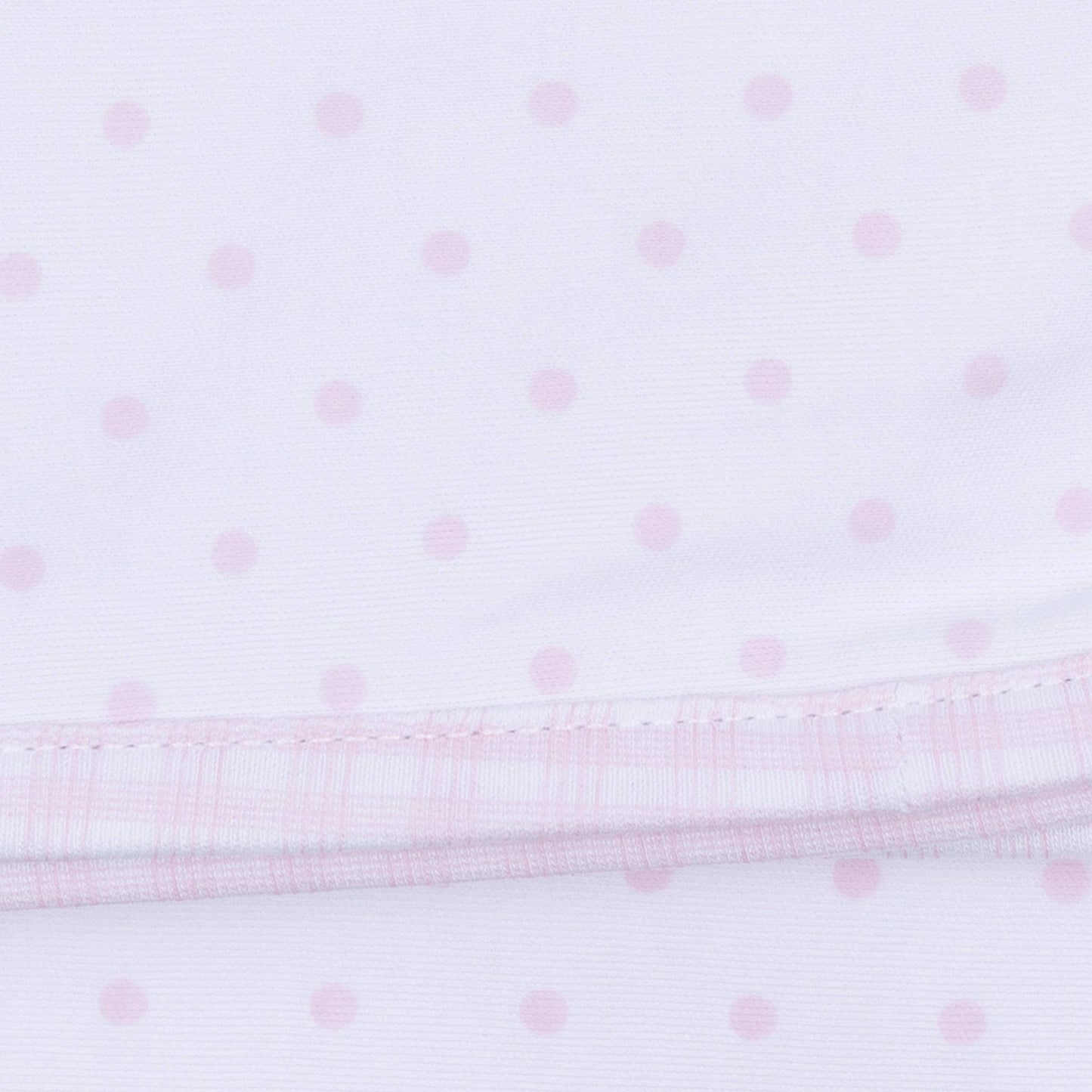 Magnolia Baby - Gingham Dots Footie - Pink