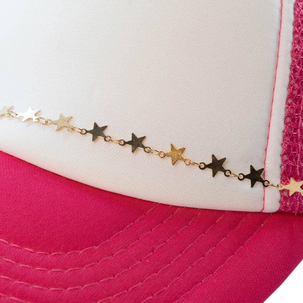 Katydid - Mini Gold Stars Chain for Hats: Gold