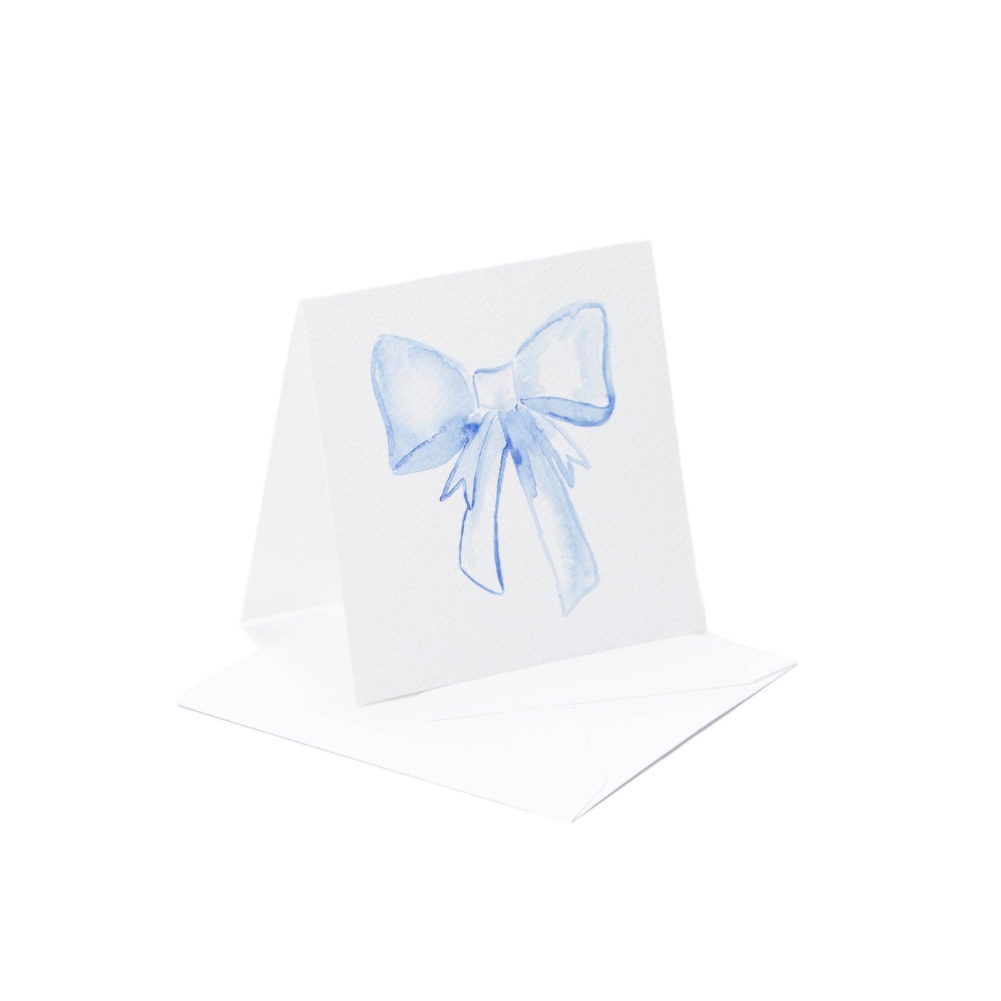 Over the Moon Gift - Blue Bow Enclosure Card