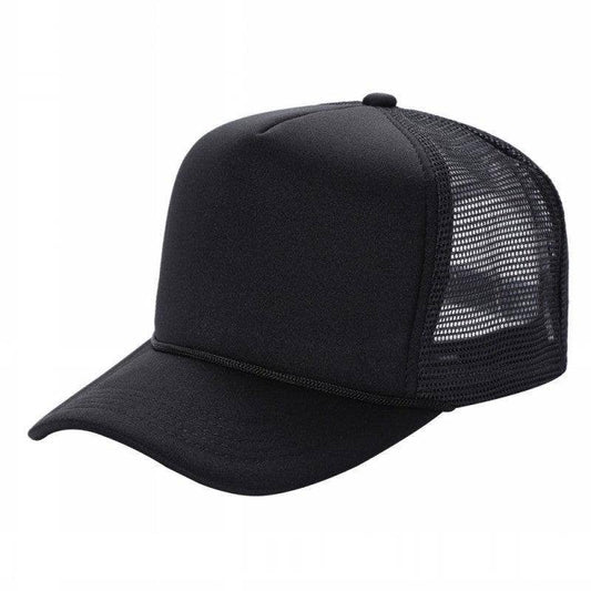 Love and Repeat - Classic Foam Trucker Hat Summer Mesh Rope Cap: Black / ONE