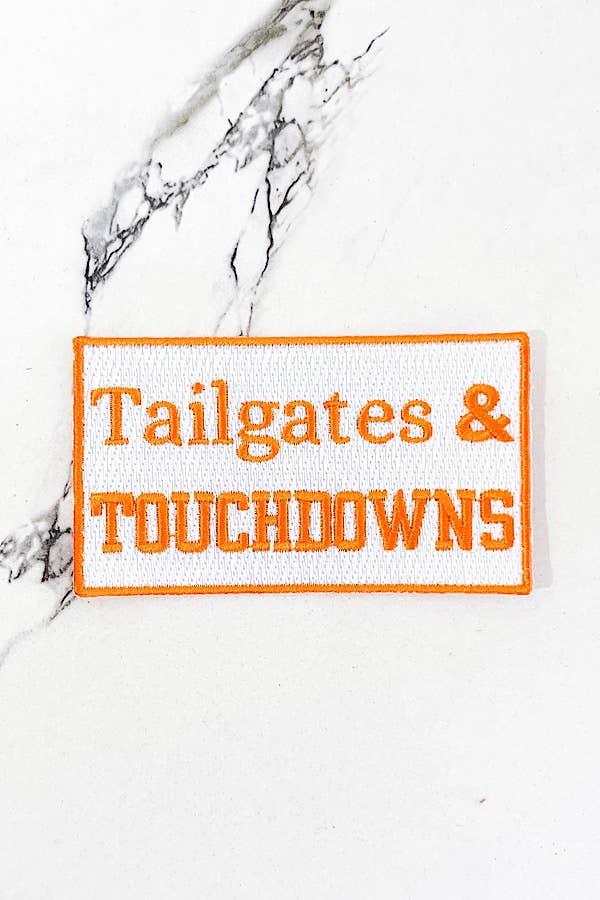 Nash Grey - Tailgates & Touchdowns Embroidered Patch