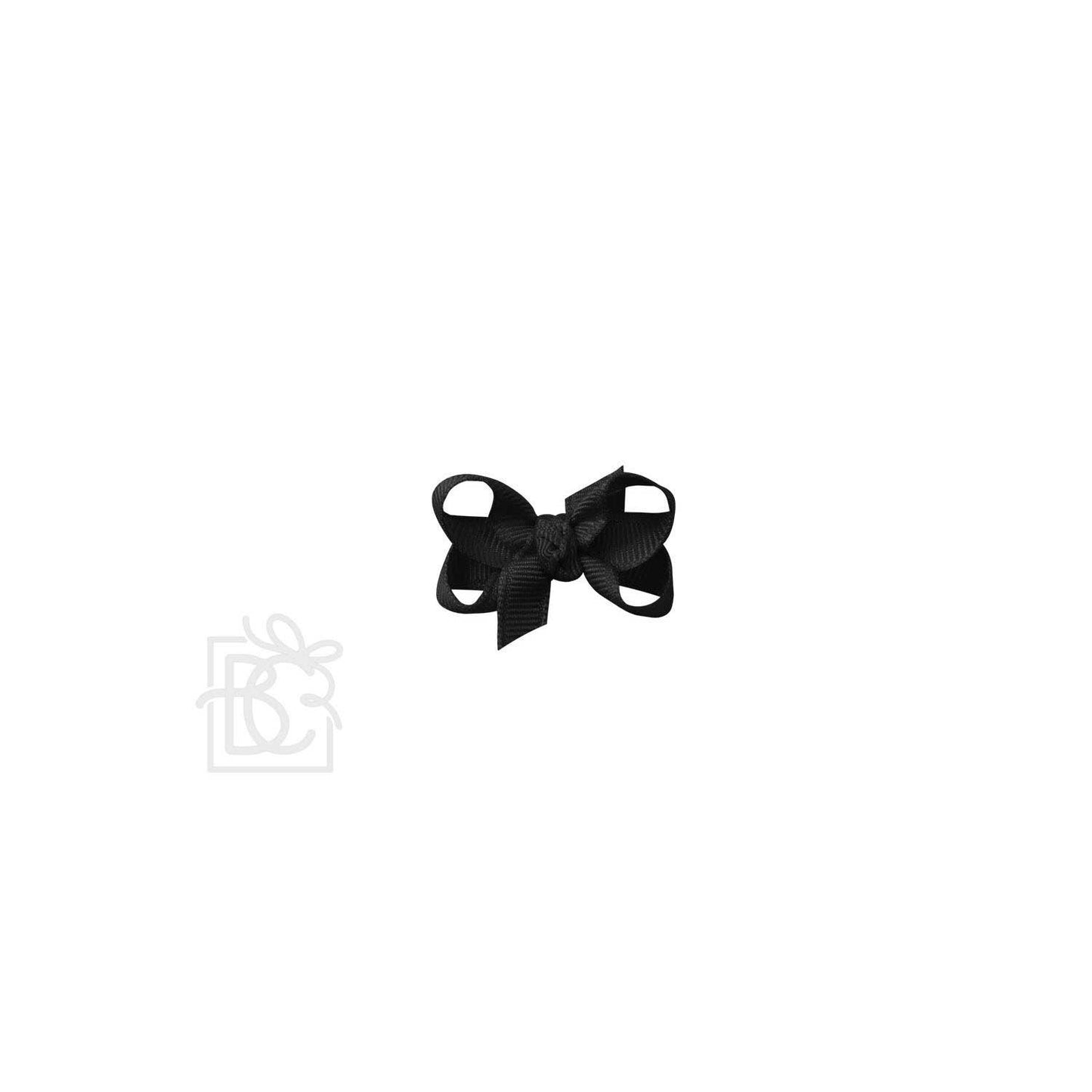 Beyond Creations, LLC - SIGNATURE GROSGRAIN BOW ON CLIP: 3.5" Medium - 7/8" Ribbon on Alligator Clip / LT. PINK