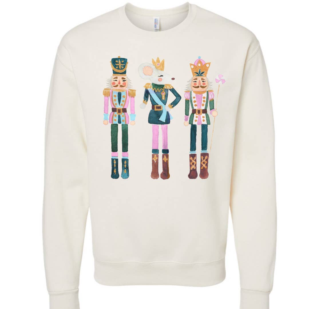 Hand Made Alabama - Nutcracker Sweatshirt - Pink Design