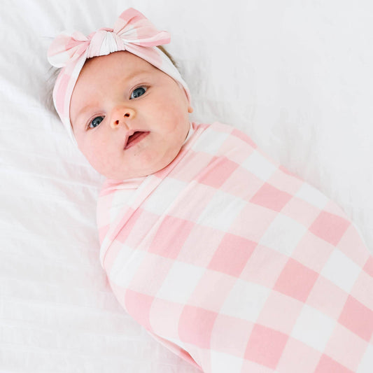Copper Pearl - Knit Swaddle Blanket - London