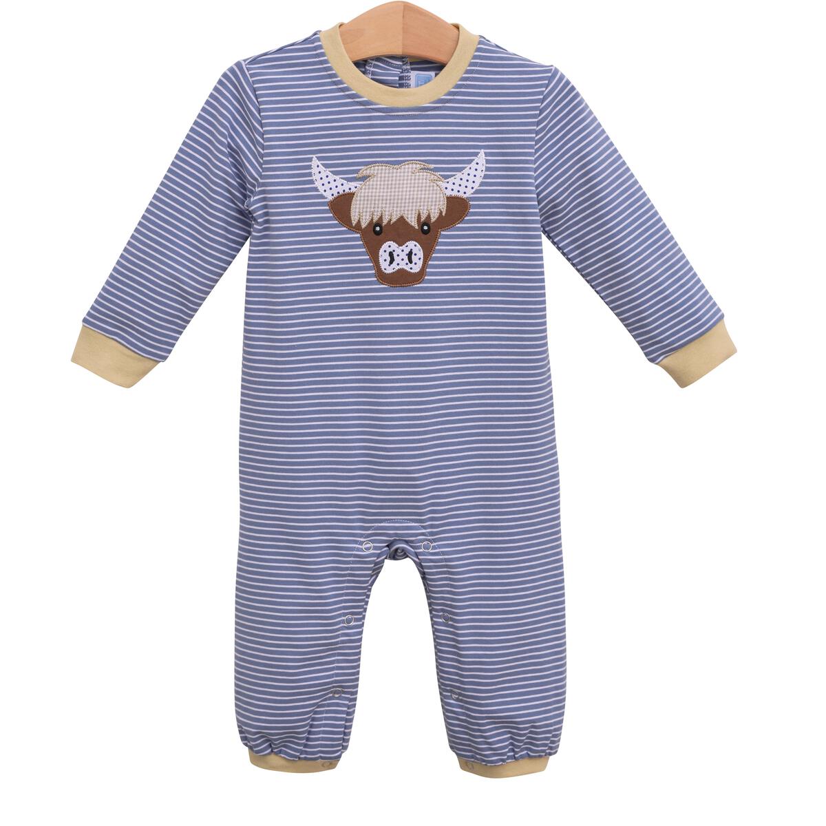 Trotter Street Kids- Highland Cow Romper