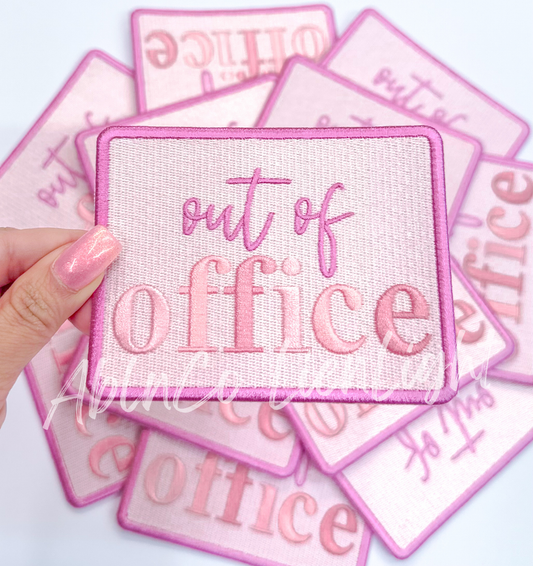 ABLN Boutique-Out of Office- Iron on Patch