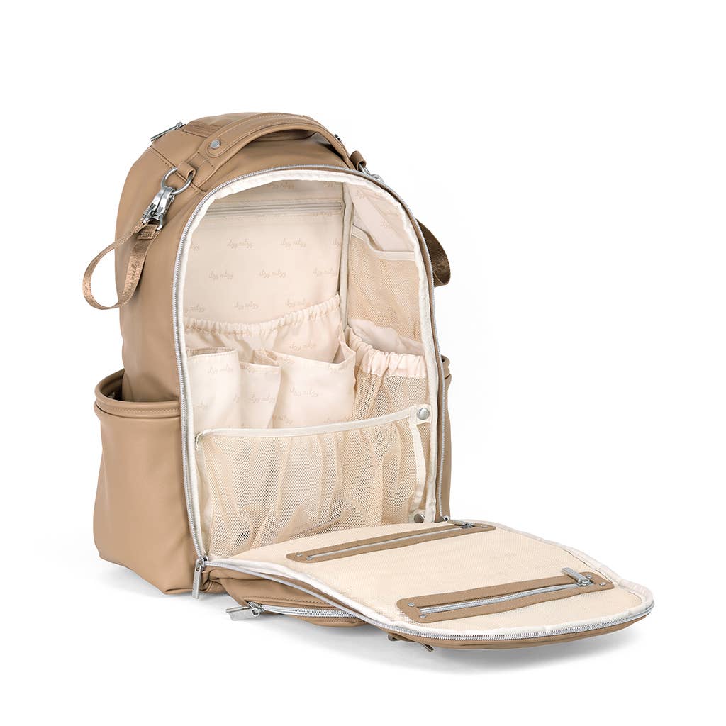 Itzy Ritzy - Chai Latte- Boss Plus-Backpack Diaper Bag