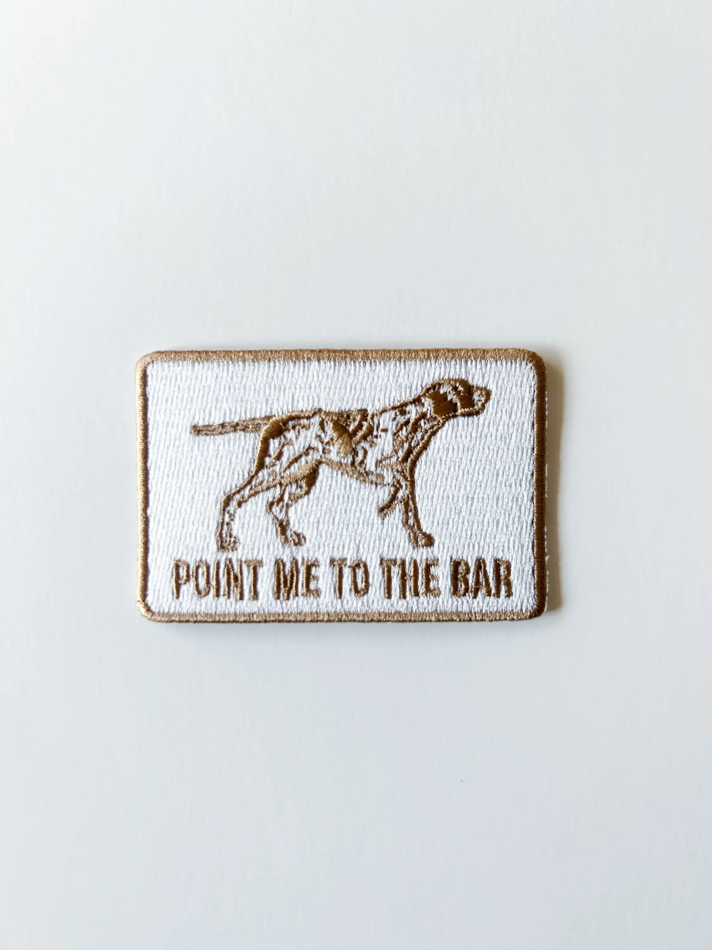 Field Trip Threads-"Point Me to the Bar." Iron on Patch