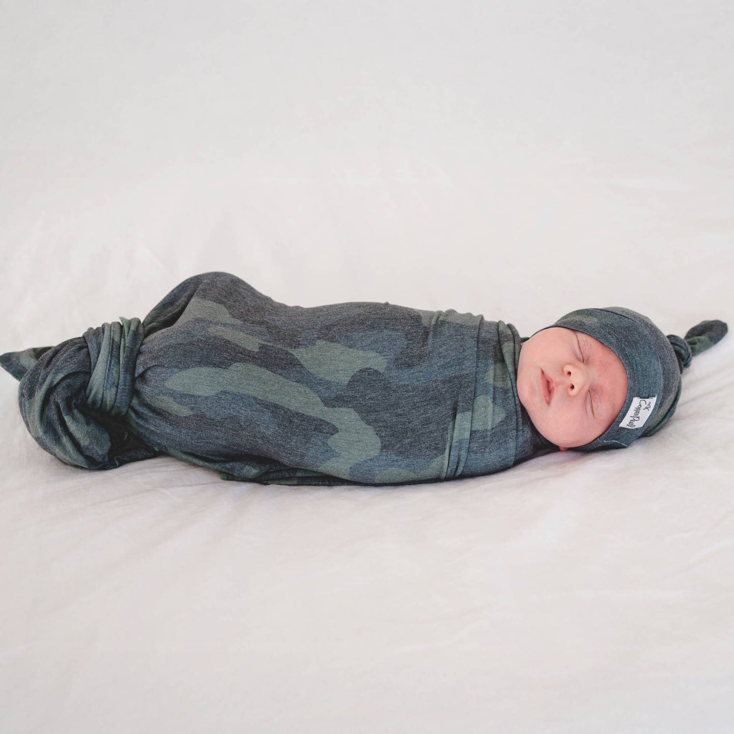 Copper Pearl - Knit Swaddle Blanket - Hunter