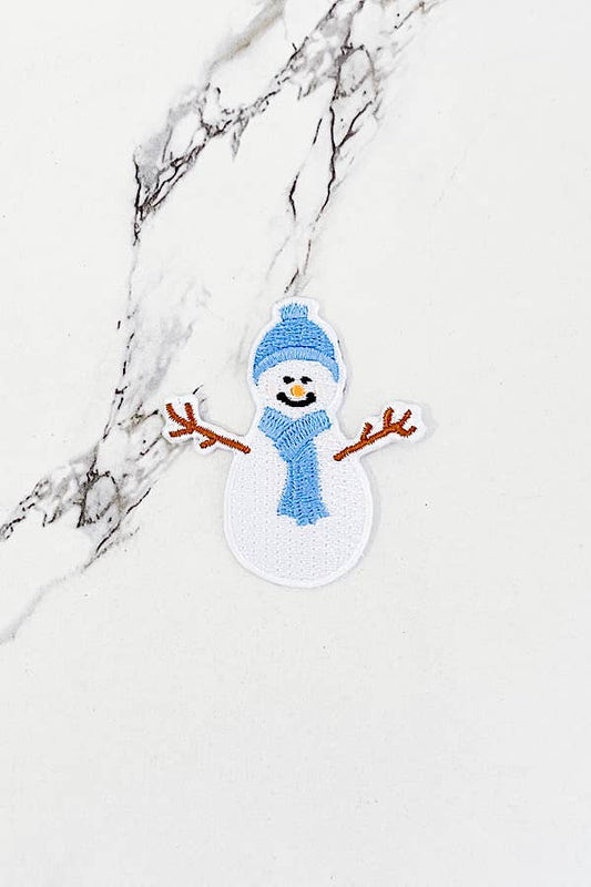 Nash Grey - Snowman Embroidered Patch