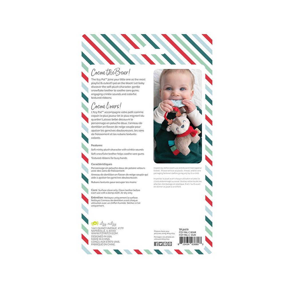 Itzy Ritzy - Holiday Itzy Pal™ Plush + Teether: Santa