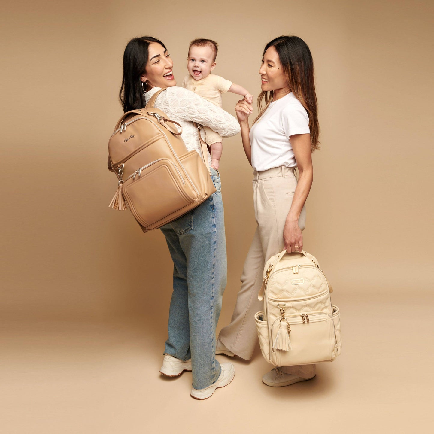 Itzy Ritzy - Chai Latte- Boss Plus-Backpack Diaper Bag