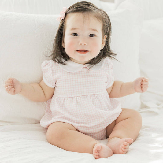 Magnolia Baby - Peek-A-Boo Wishes Collared Bubble - Pink