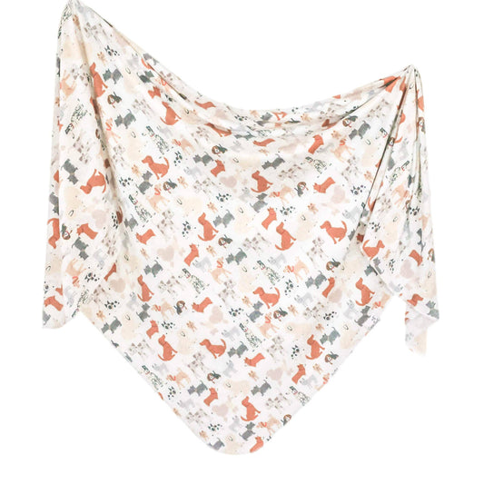 Copper Pearl - Knit Swaddle Blanket - Rufus