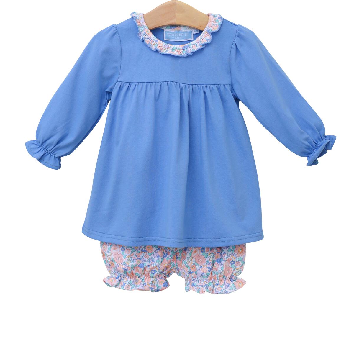 Trotter Street Kids- Frankie Floral Bloomer Set