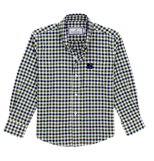 Properly Tied- Boys Classic Flannel- Tahoe