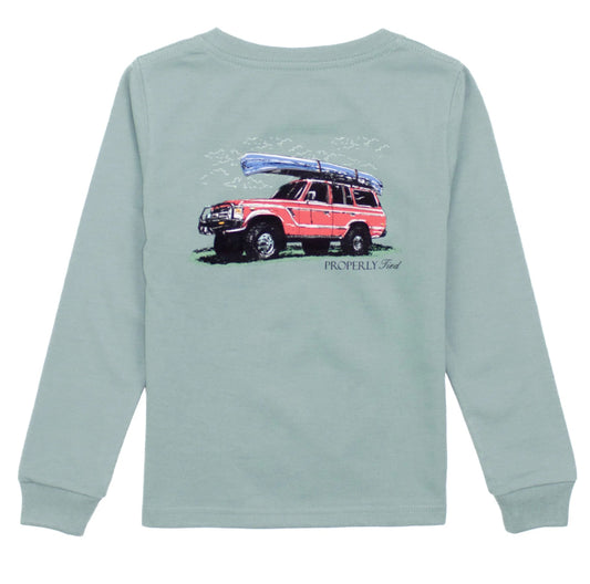 Properly Tied- Boys Explorer LS- Fog