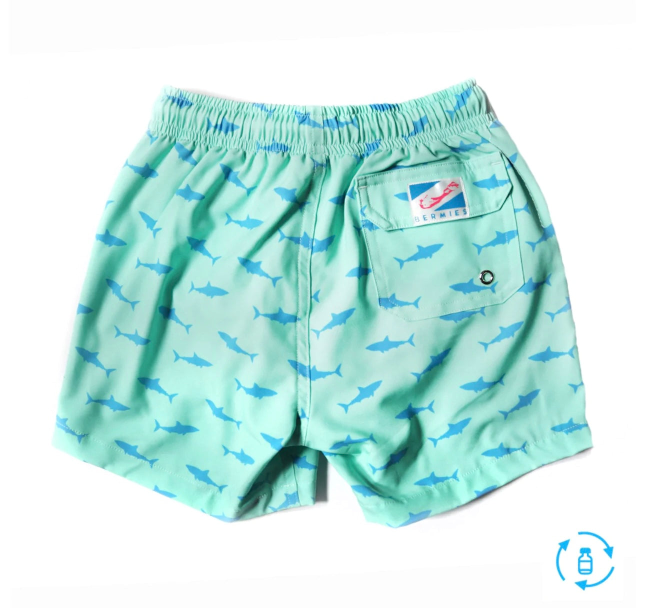 Bermies Swim Trunks- Great White