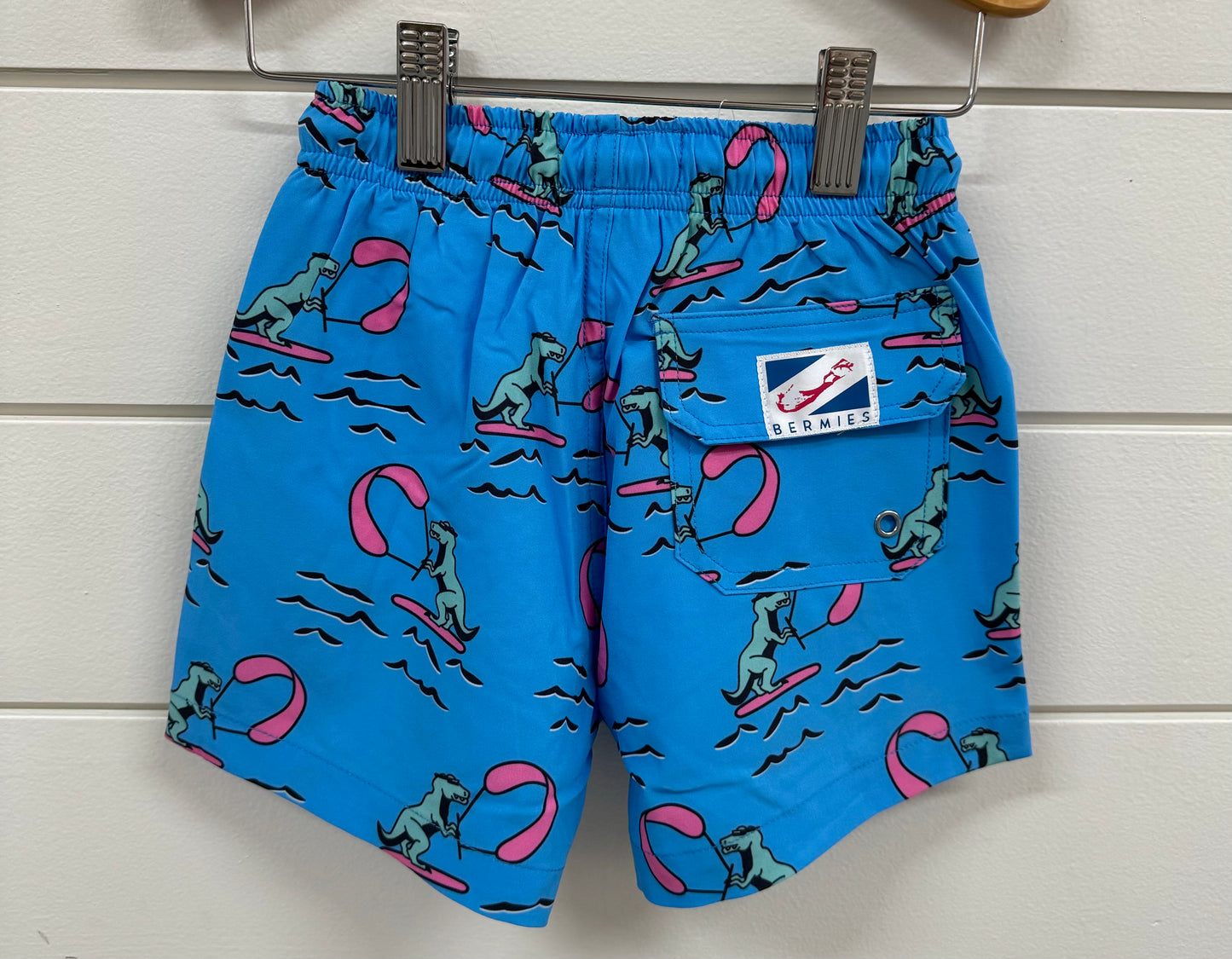 Bermies Swim Trunks- Jurassic Surfer