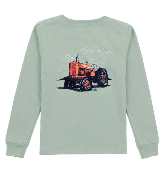 Properly Tied- Boys Tractor LS- Sage