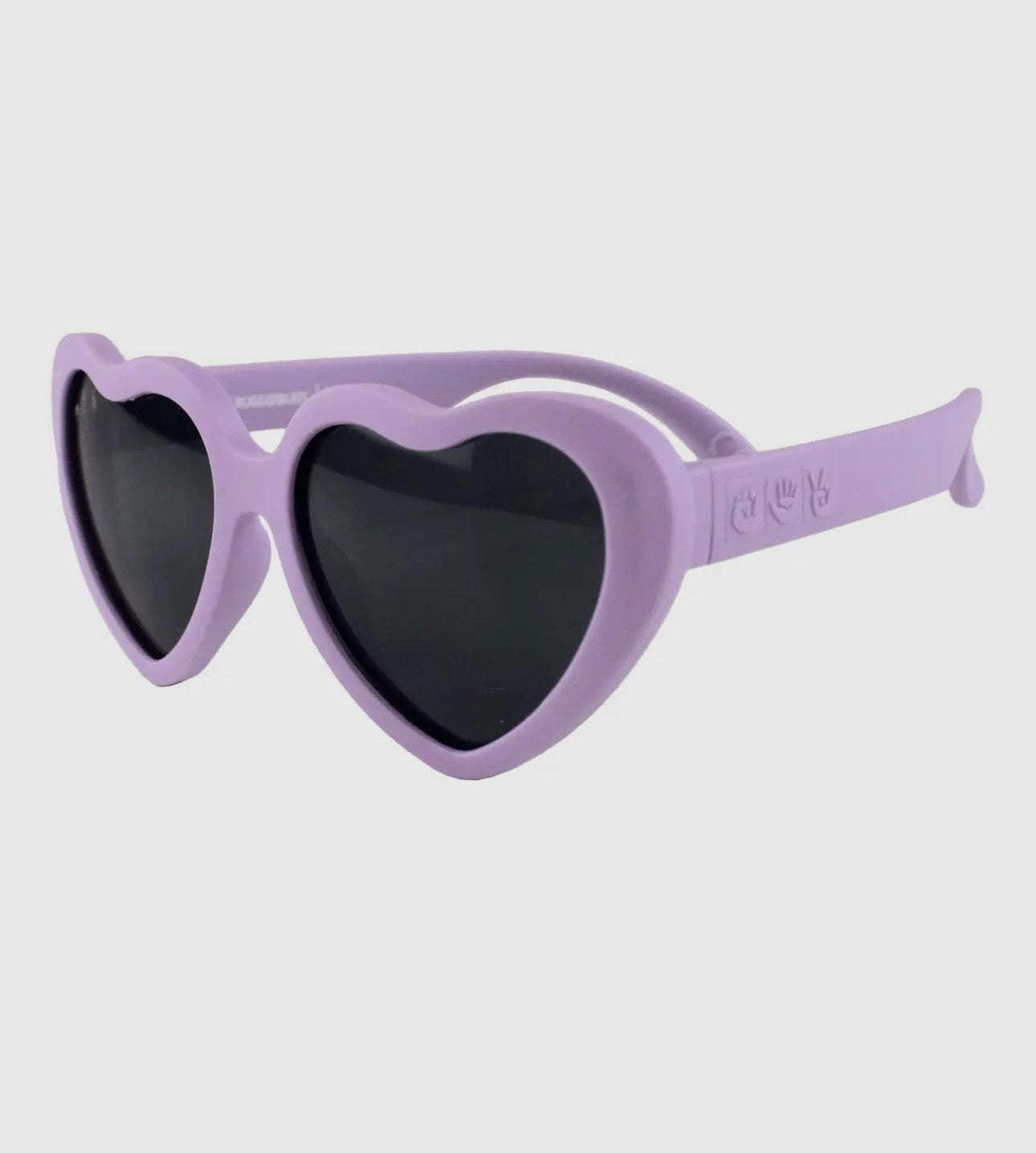 Ruffle Butt- Lavender Roshambo Heart -Sunglasses