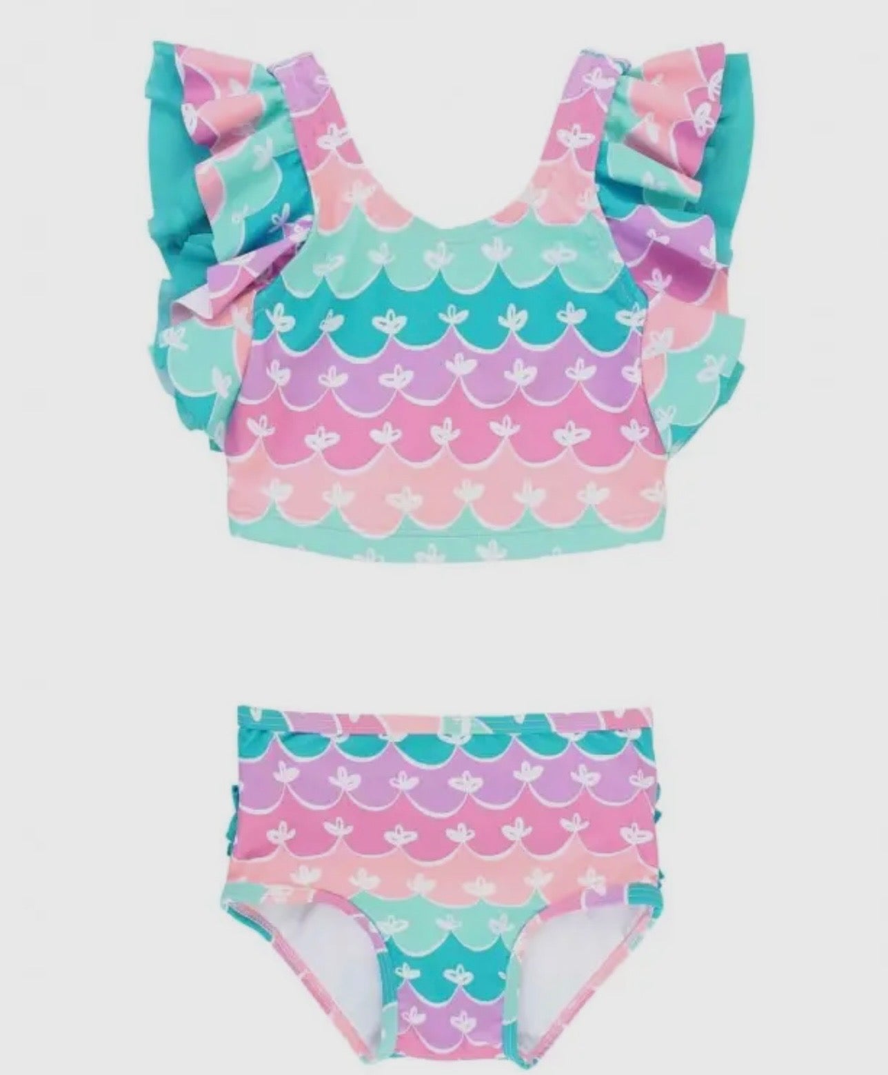 Ruffle Butts-  Butterfly Tankini- Mermaid