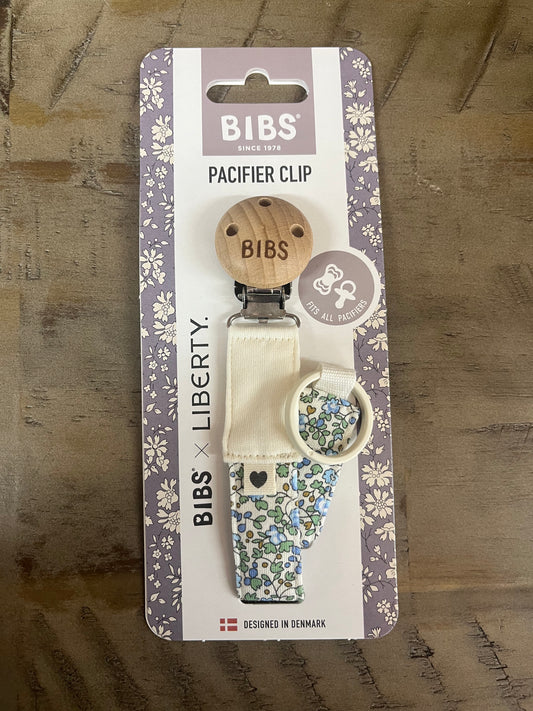 BIBS- Pacifier Braid Clip, Ivory Mix