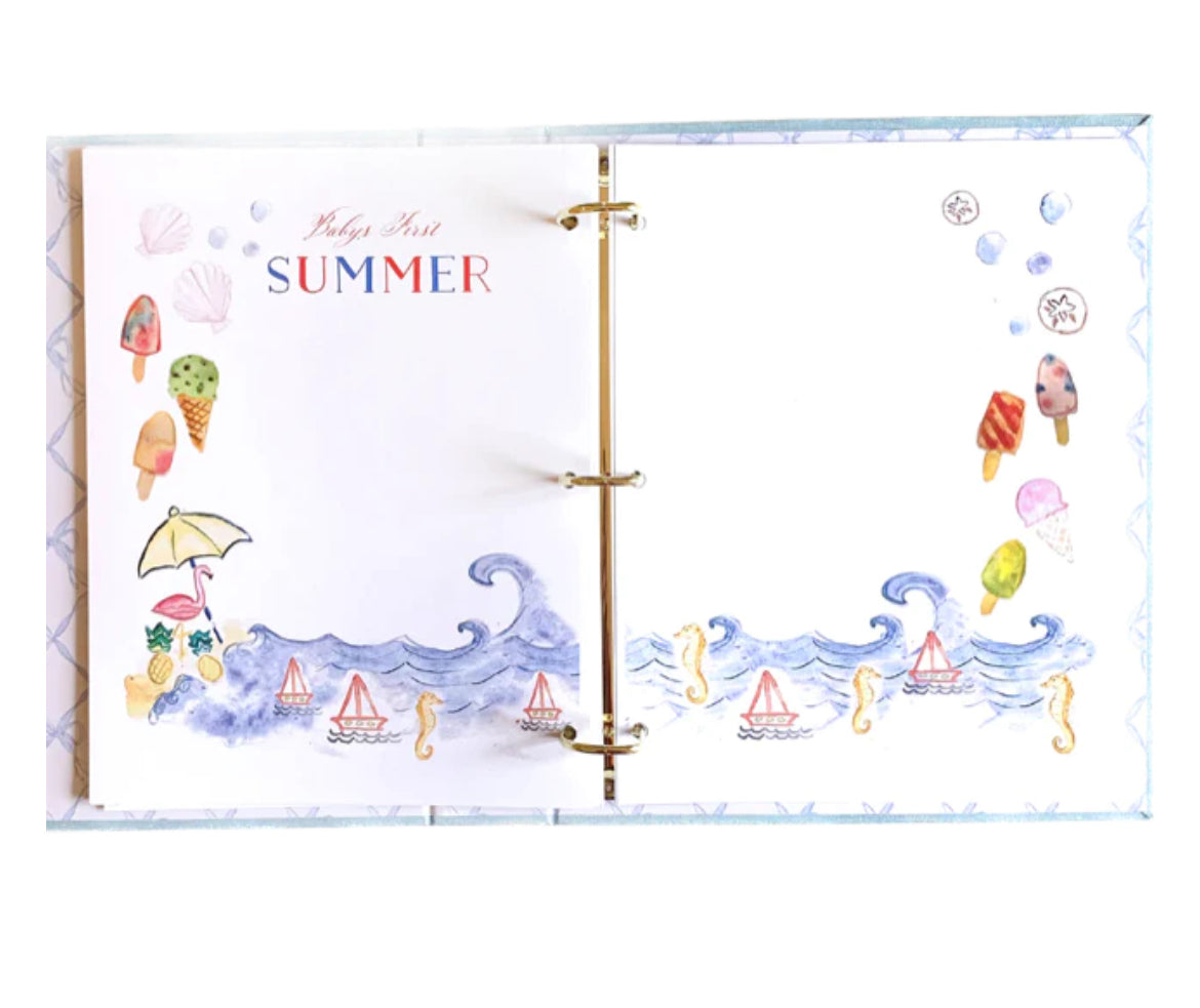 Over The Moon- “Our Baby” Memory Book- Pink