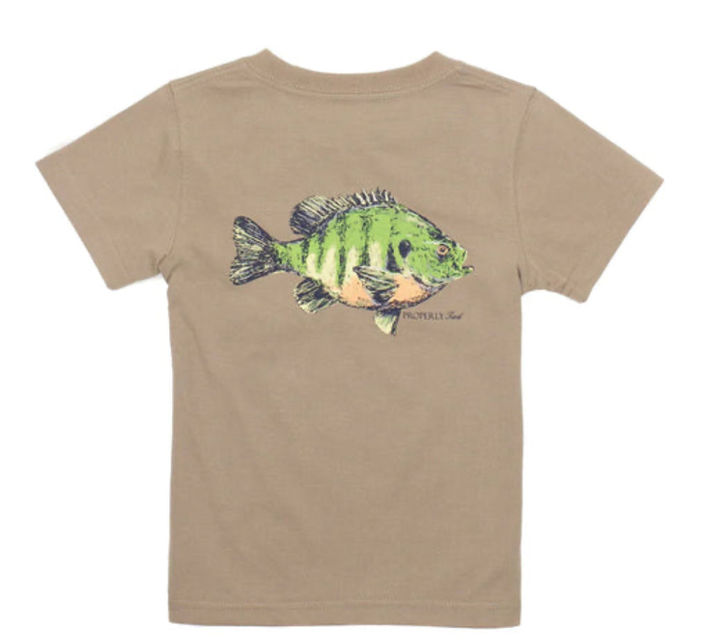 Properly Tied- Mens SS- Bluegill - Sand