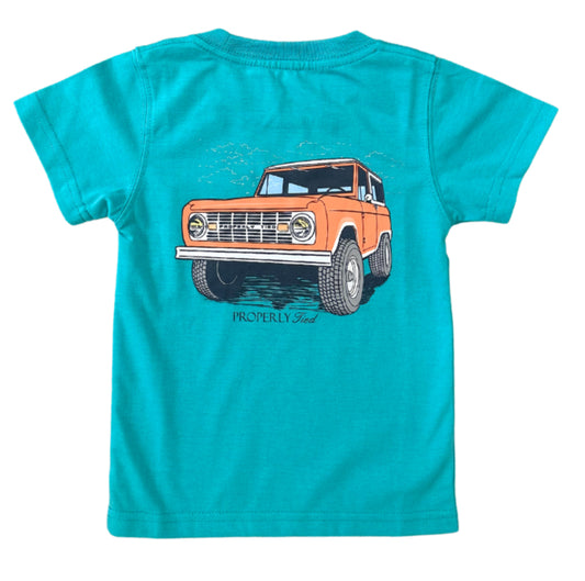 Properly Tied- Mens SS- Truckin’- Soft Green