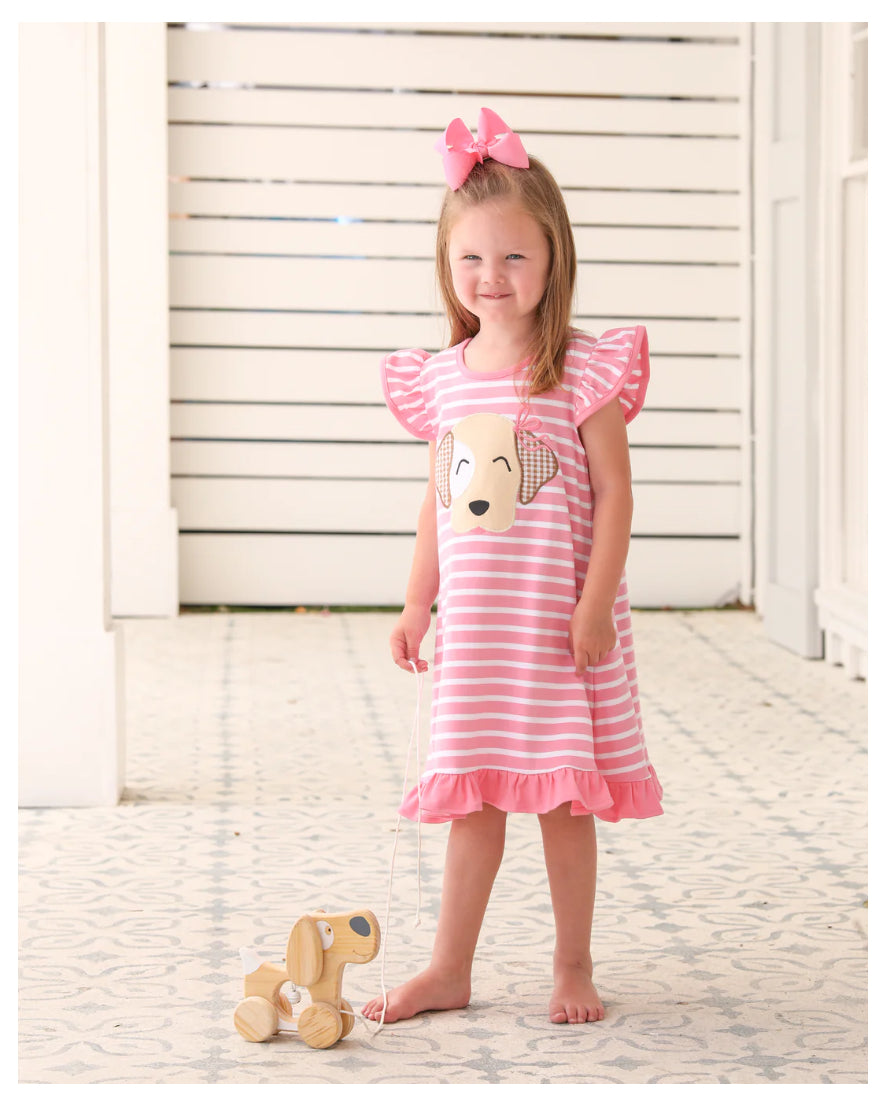 Trotter Street Kids- Puppy Flutter Dress