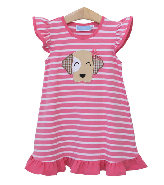 Trotter Street Kids- Puppy Flutter Dress