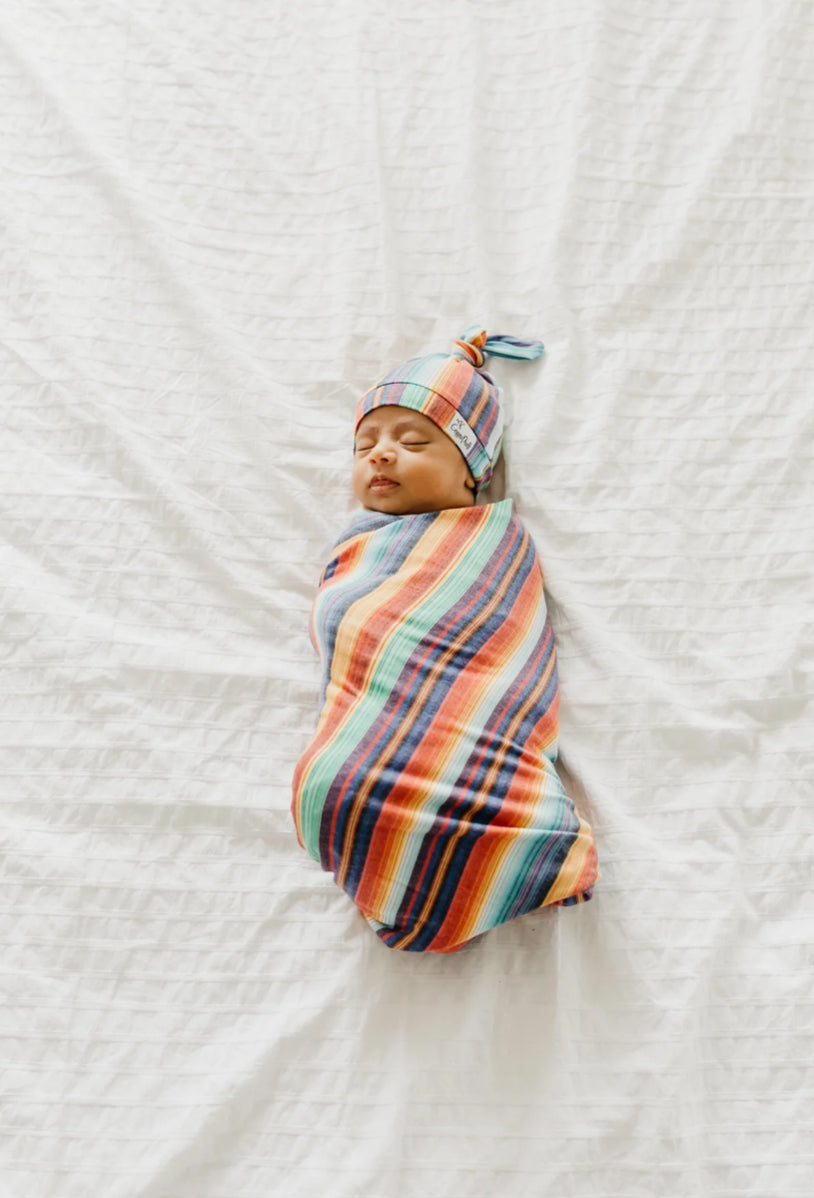 Copper Pearl- Swaddle Blanket- Serape