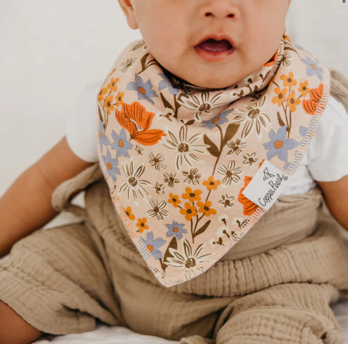 Copper Pearl- Bandana Bibs-Eden