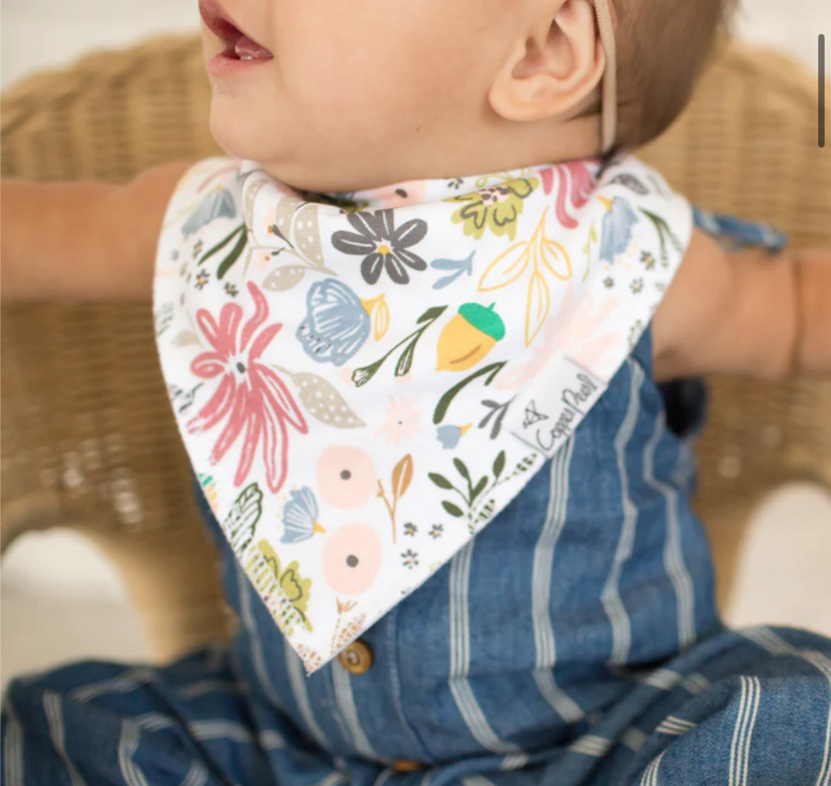 Copper Pearl- Bandana Bibs-Olive