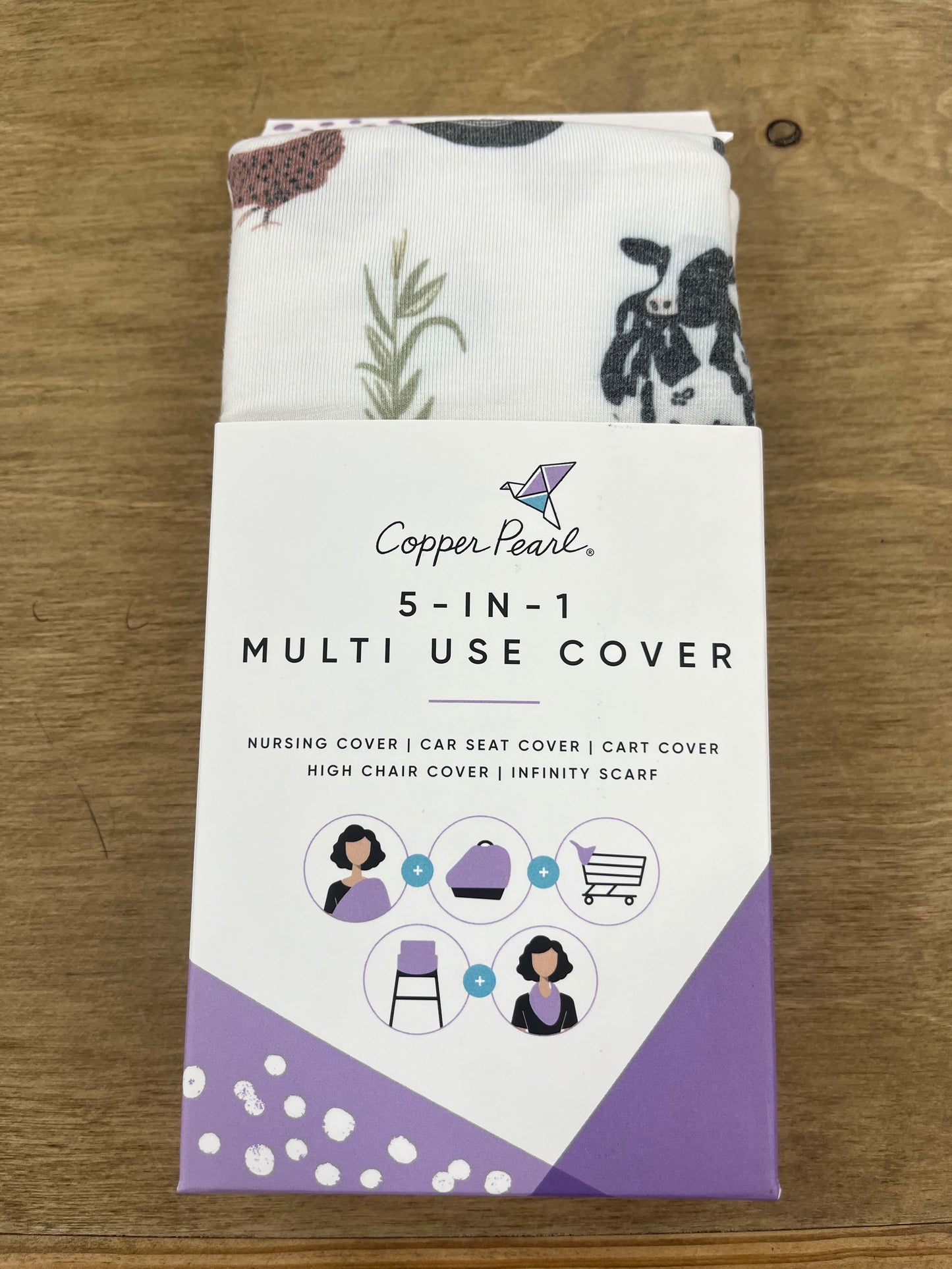 Copper Pearl- 5-In-1 Multi Use Cover- Jo