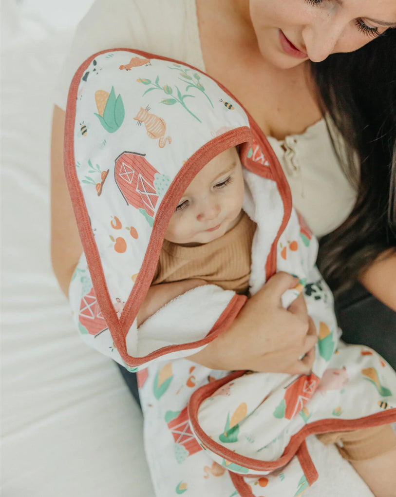 Copper Pearl- Hooded Towel-Farmstead