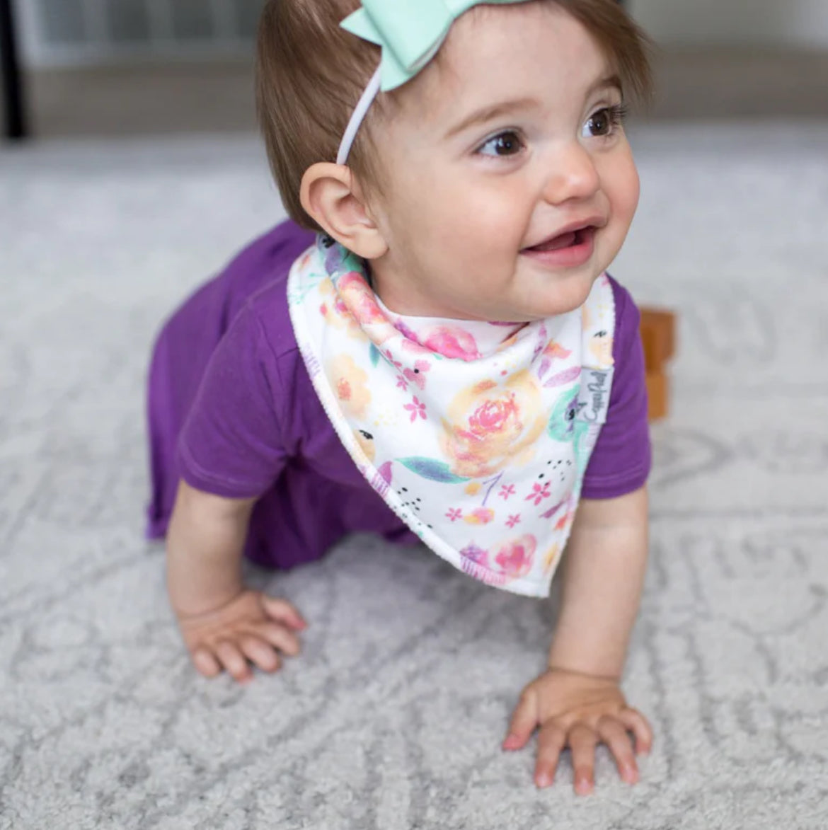 Copper Pearl- Bandana Bibs- Bloom