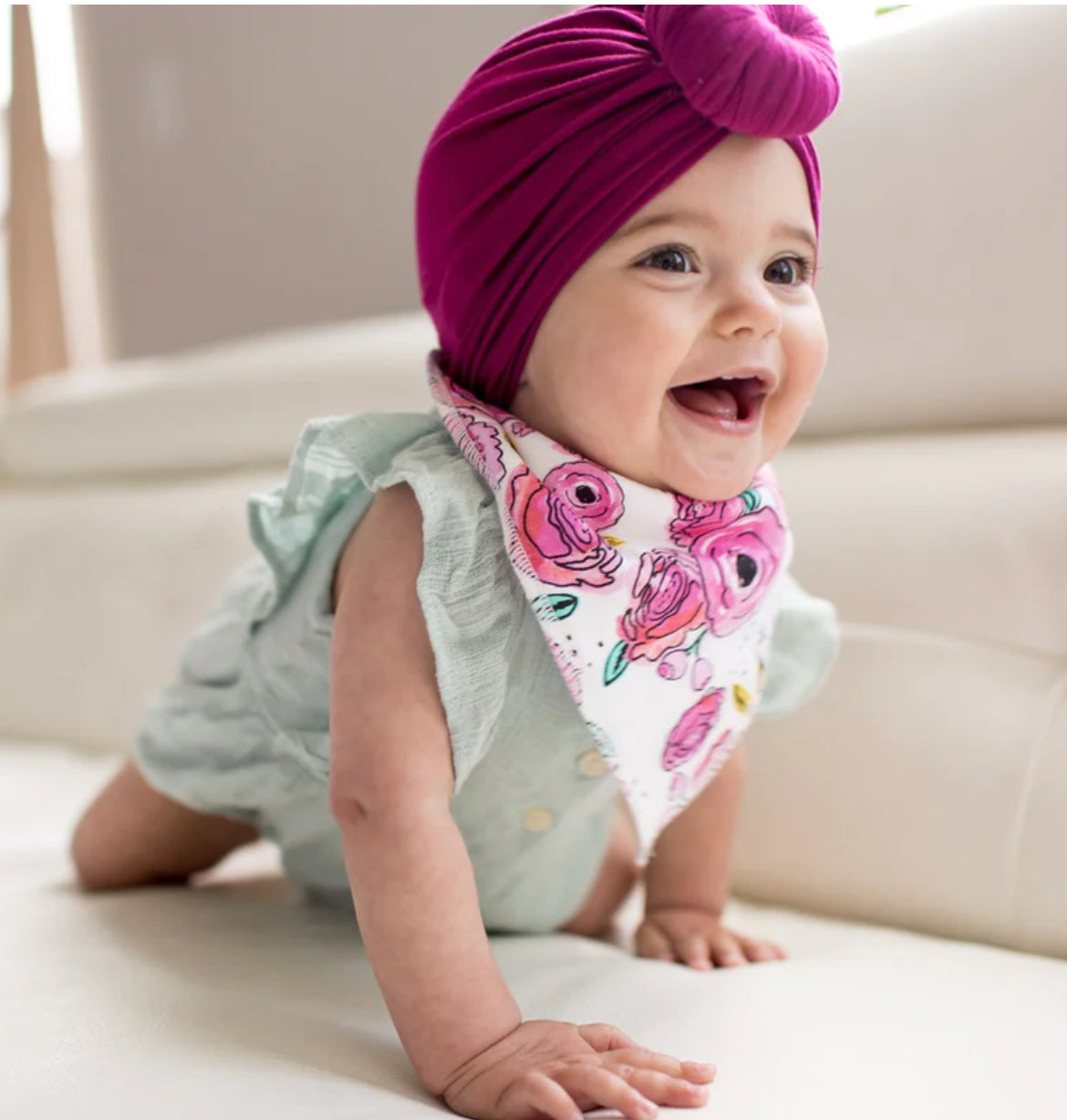 Copper Pearl- Bandana Bibs- Bloom