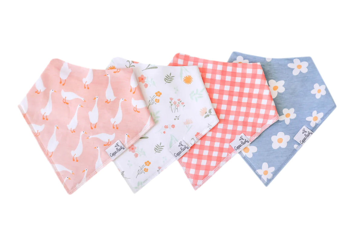 Copper Pearl- Bandana Bibs-Goosie