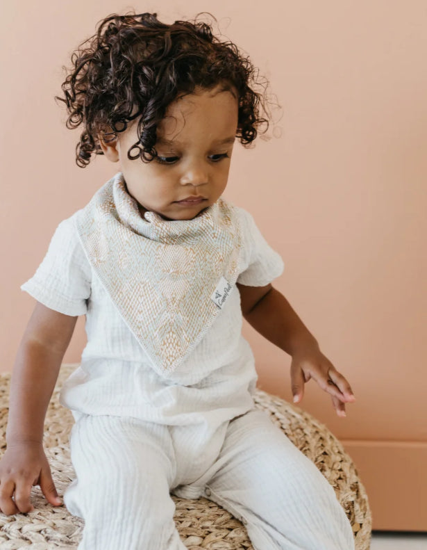 Copper Pearl- Bandana Bibs-Zara