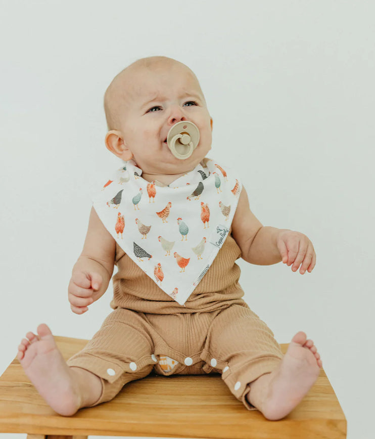 Copper Pearl- Bandana Bibs-Farmstead